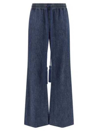 Valentino Garavani Vgold Jeans Blue