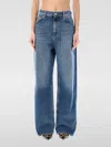 Valentino Blue Medio Denim Trousers Woman Denim 29 In Blue