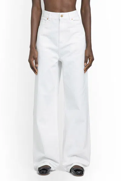 Valentino V Pocket Denim Jeans In White