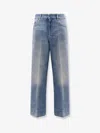 Valentino Chez Logo Patch Straight-leg Jeans