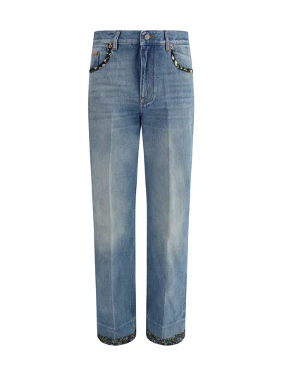 Valentino Woman Blue Jeans
