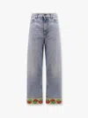Valentino Jeans With Jacquard Profiles