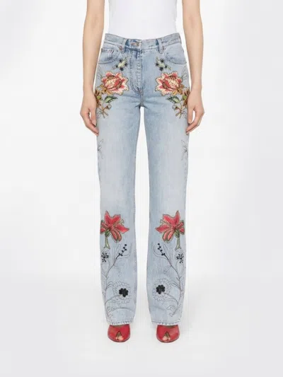 Valentino Jeans  Woman Color Denim In Blue