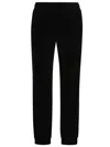 Valentino Signature Vlogo Chenille Trousers In No Nero