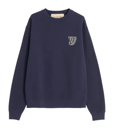 VALENTINO JERSEY MONOGRAM SWEATSHIRT