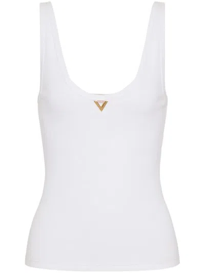 Valentino Jerseys & Knitwear In Bianco