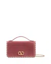 Valentino Jewel Vlogo Signature Velvet Top Handle Chain Wallet