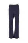 Valentino Navy Blue Nylon Blend Joggers In Blue