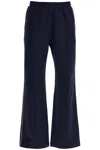 Valentino Men's Jogger Pants With Metallic V Detail In Blue