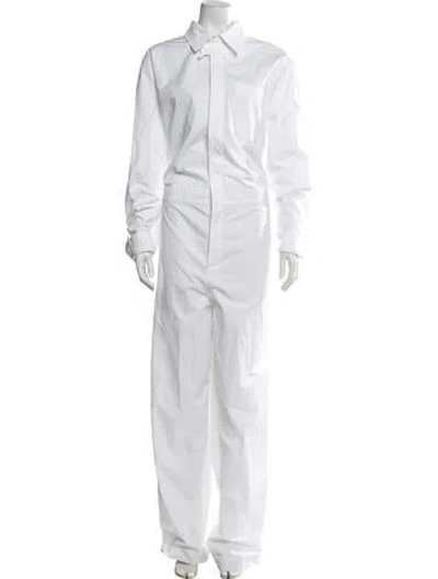 Pre-owned Valentino Jumpsuit In White