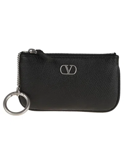 Valentino Garavani Key Case Vlogo Signature In No Nero