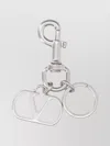 Valentino Key Holder With Metallic Keyring Attachment