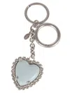 Valentino Key Ring Vlogo Signature In Metallic