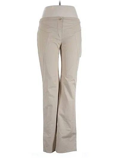 Pre-owned Valentino Khaki Pant In Brown
