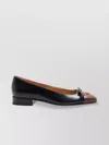 Valentino King's Valet Leather Ballets In Multi