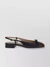 Valentino Valet Du Roi Leather Slingback Ballerina Flat