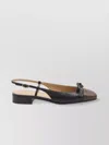 Valentino Garavani Women Two-tone Leather Valet Du Roe Ballerinas