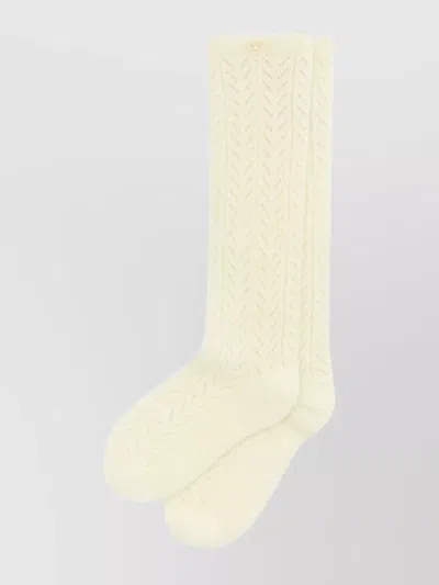 Valentino Knee-high Mohair Blend Socks