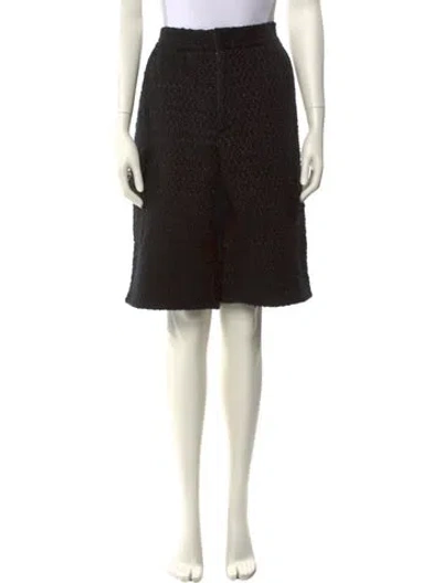 Pre-owned Valentino Knee-length Shorts In Black