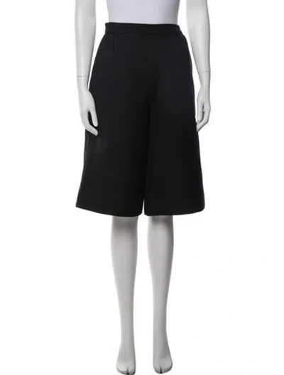 Pre-owned Valentino Knee-length Shorts In Black