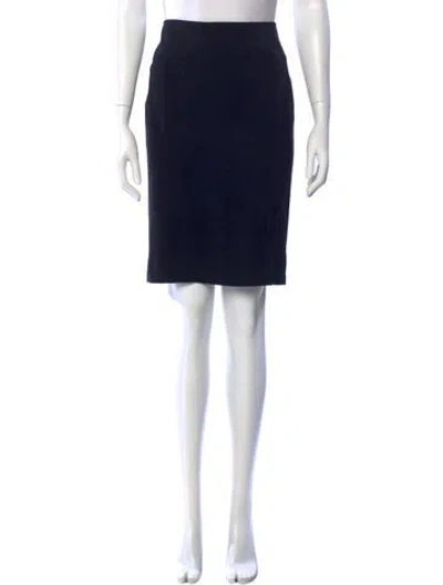 Pre-owned Valentino Knee-length Skirt In Black