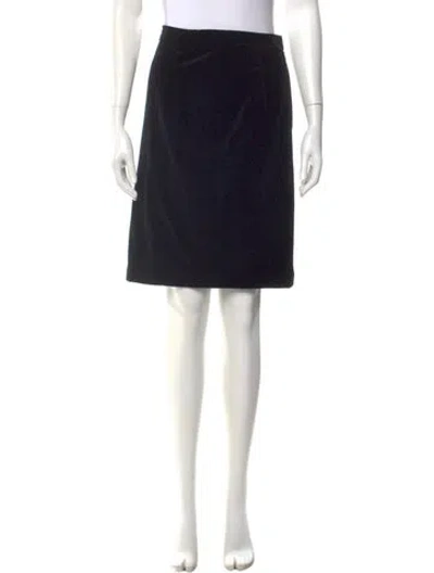 Pre-owned Valentino Knee-length Skirt In Black