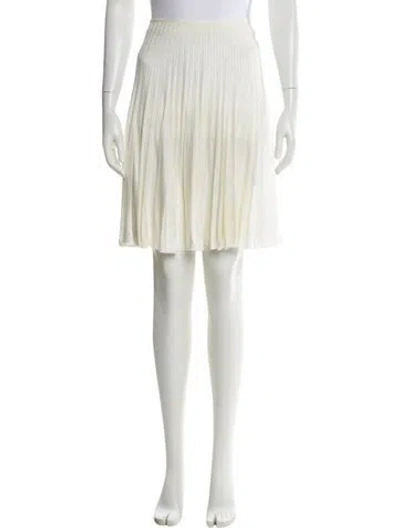 Pre-owned Valentino Knee-length Skirt In Neutral