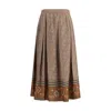 Valentino Knit Lurex Midi Skirt