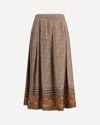 Valentino Knit Lurex Midi Skirt