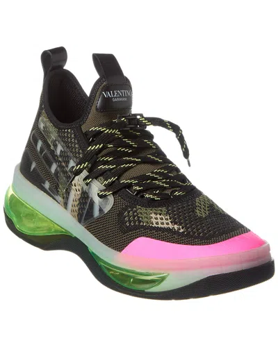 Valentino Garavani Valentino Knit Sneaker In Green