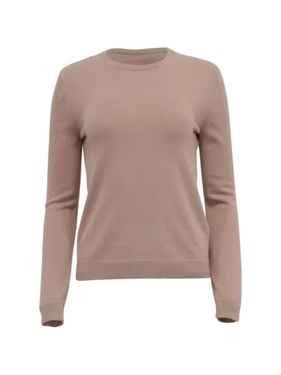 Pre-owned Valentino Knitted Crew-neck Sweater In Neutral