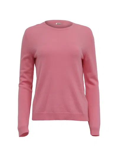 Pre-owned Valentino Knitted Crewneck Sweater In Pink