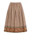 Valentino Knit Lurex Midi Skirt