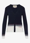 Valentino House V-neck Cardigan With Patch Pockets