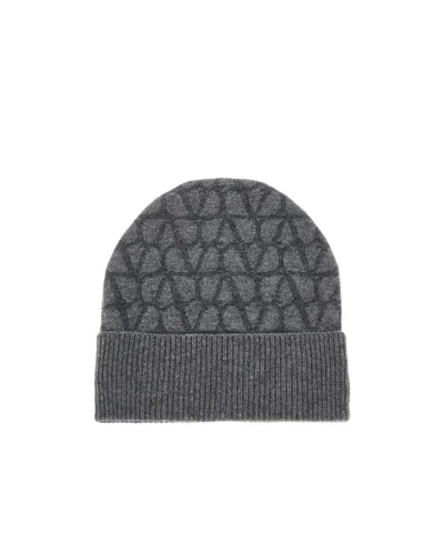 Valentino Garavani Knitting Hat In Black