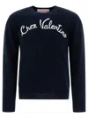 Valentino Logo-embroidered Wool Sweater