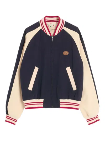 VALENTINO LA CHAT DE LA MAISON WOOL BOMBER JACKET