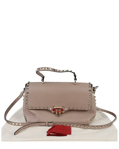 Valentino Garavani Valentino La Prima Medium Stampa Alce Tote Shoulder Bag (authentic Pre-loved) In Brown