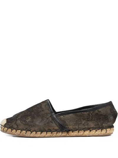 Pre-owned Valentino Garavani Lace-detailing Espadrilles