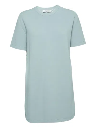 Pre-owned Valentino Lace-detailing Mini Dress