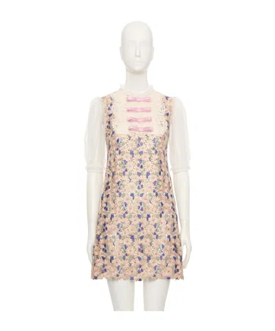 Valentino Lace Dress In White