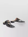 Valentino Vlogo Signature Leather Sandal