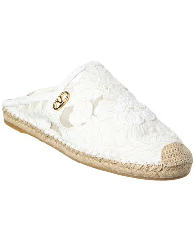 Valentino Garavani Valentino Lace Mule In White