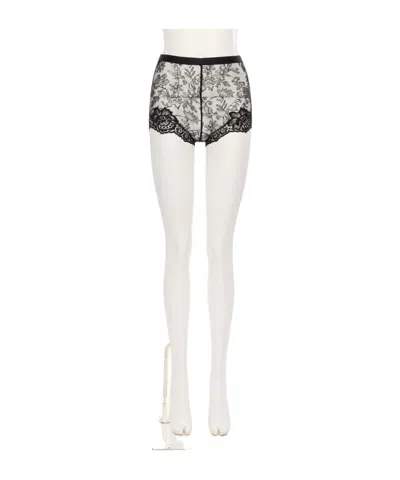 Valentino Lace Panties In Black