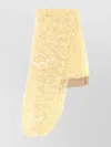 Valentino Garavani Cream Stretch Lace Socks
