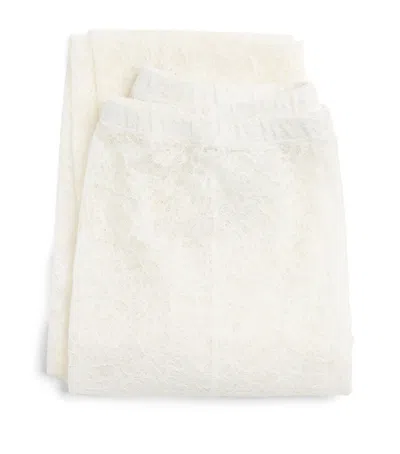 Valentino Lace Socks In White
