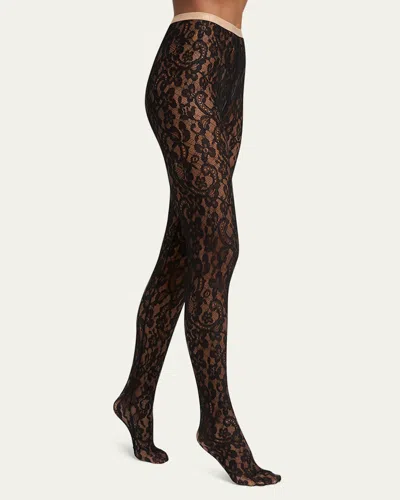 VALENTINO LACE TIGHTS