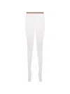 Valentino Lace Tights In White