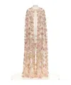 Valentino Lace-up Cape In Brown