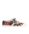 Valentino Lace-up Low-cut Casual Shoes In Multicolor